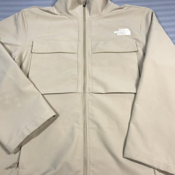 The North Face Jacket Mens Medium Khaki Willow Stretch Full Zip Pockets - Picture 3 of 13
